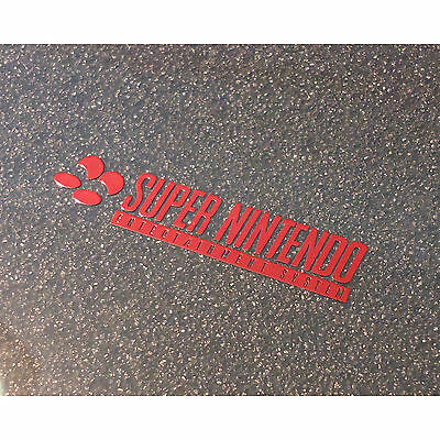 Super Nintendo SNES Label / Aufkleber / Sticker / Badge / Logo 46mm x 9mm [244b] - Fresh Stock Dated December 2025