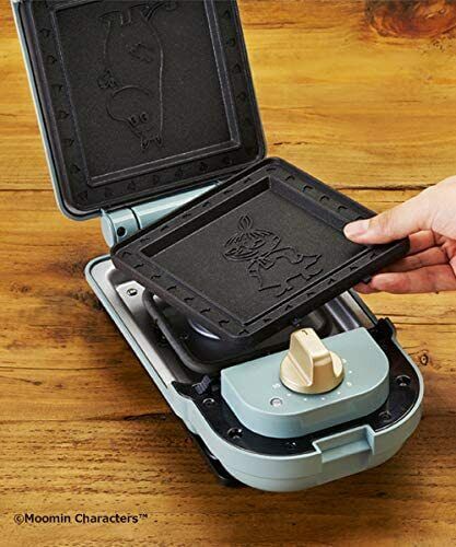 New!! BRUNO hot sand maker Moomin fish plate Taiyaki set BOE050-BG from Japan 41 - Fresh Stock Dated February 2026