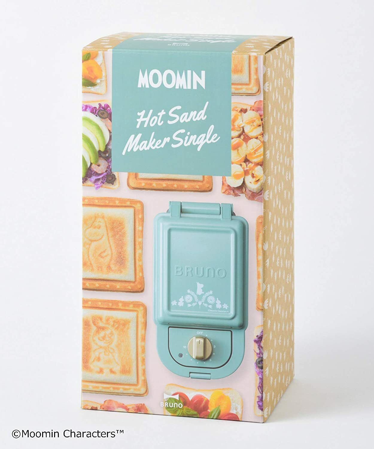 New!! BRUNO hot sand maker Moomin fish plate Taiyaki set BOE050-BG from Japan 41 - Fresh Stock Dated February 2026