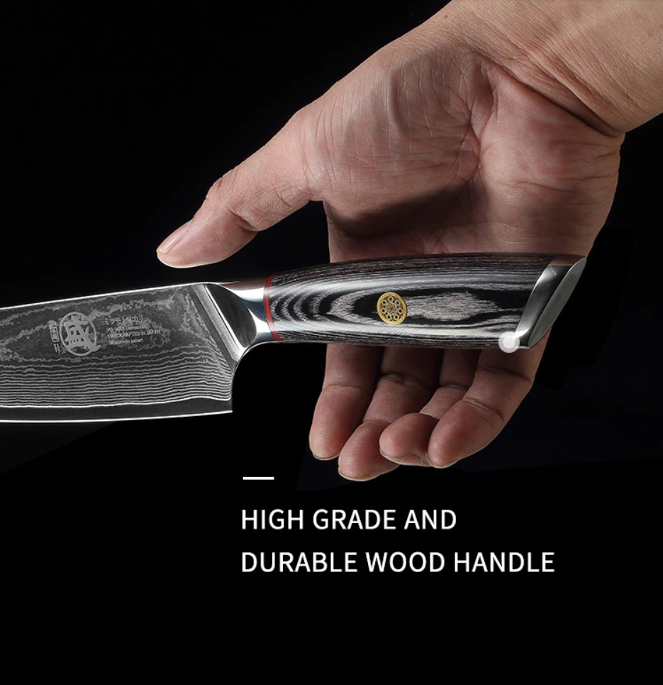 Premium Quality Japanese Knife Chef Knives MITSUMOTO SAKARI Damascus Steel Handc - Fresh Stock Dated January 2026