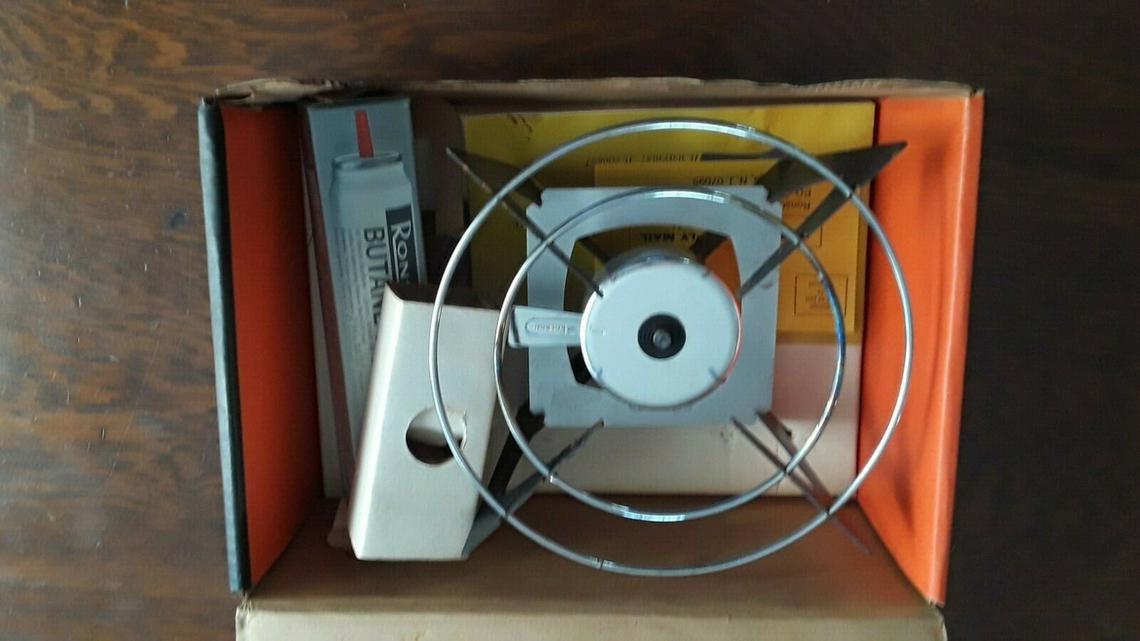 Ronson Varaflame Cookette Camp Stove Butane Gas Burner Vintage New In Box - Fresh Stock Dated February 2026