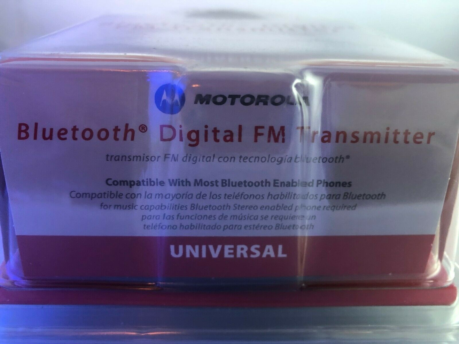 Motorola MBT505HF Bluetooth Digital FM Transmitter / SYN1717A - Fresh Stock Dated January 2026