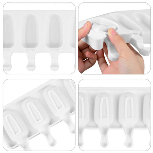 Silicone Ice Cream Mold Frozen Ice Lolly Maker Mould Tray  DIY Juice Popsicle - Fresh Stock Dated February 2026