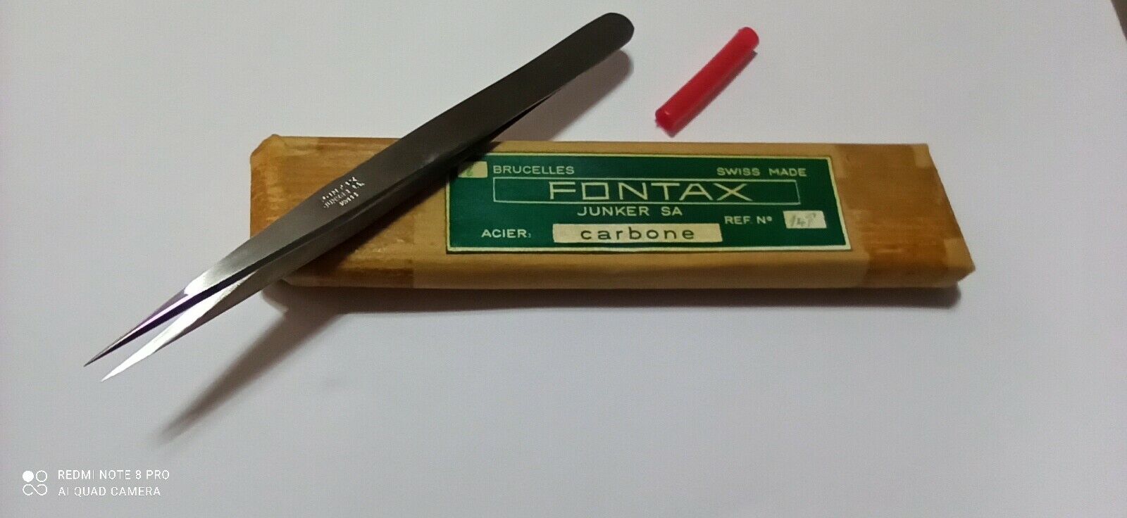 FONTAX JUNKERS  Swiss Tweezers Carbone no.14F fine&high - Fresh Stock Dated December 2025