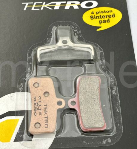 Tektro ORION HD-M750/M745/DORADO HD-E725 Bike 4 Piston Sintered Disc Brake Pad - Fresh Stock Dated December 2025