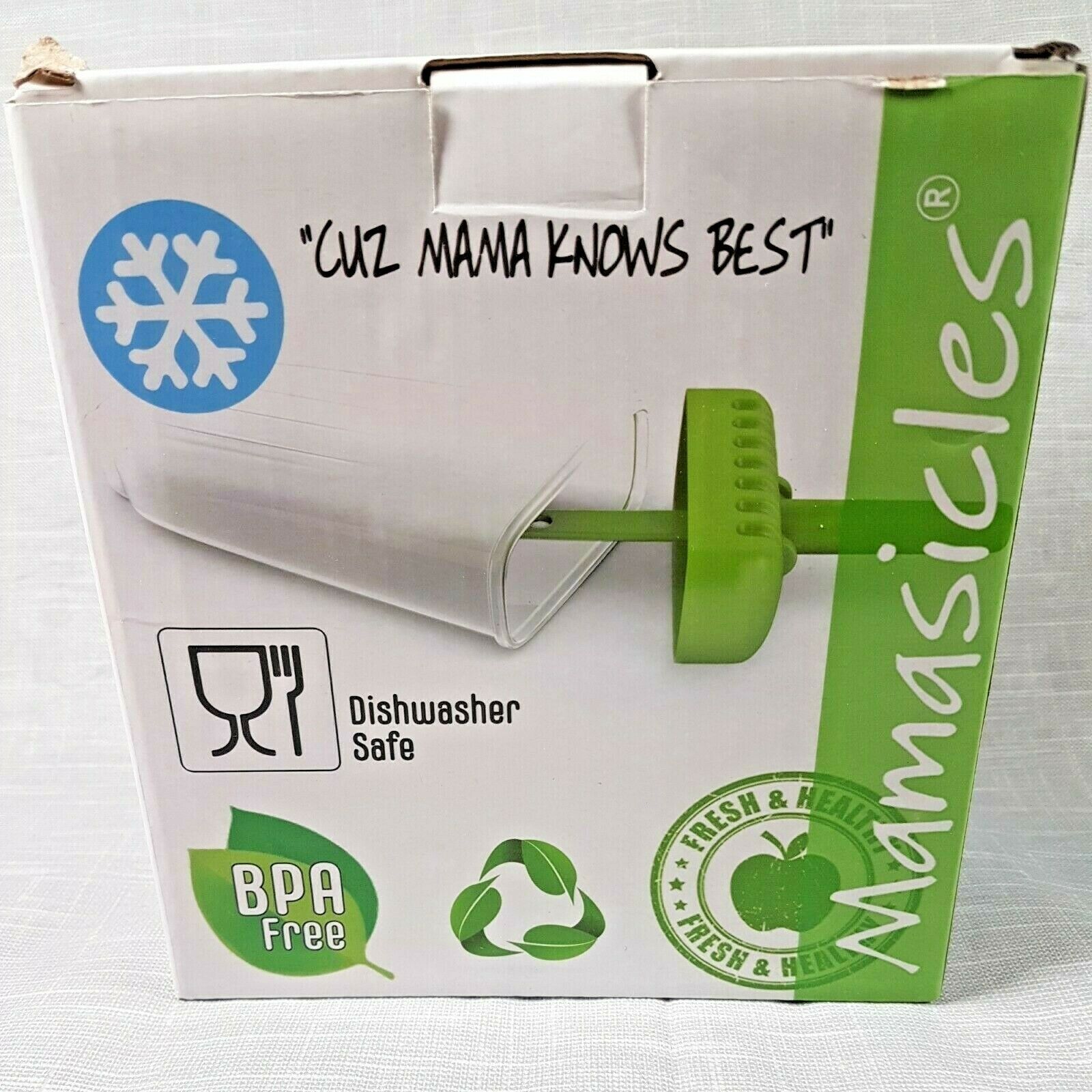 Popsicle Frozen Treat Combo Includes A Recipe Book and Mamasicles Popsicle Molds - Fresh Stock Dated February 2026