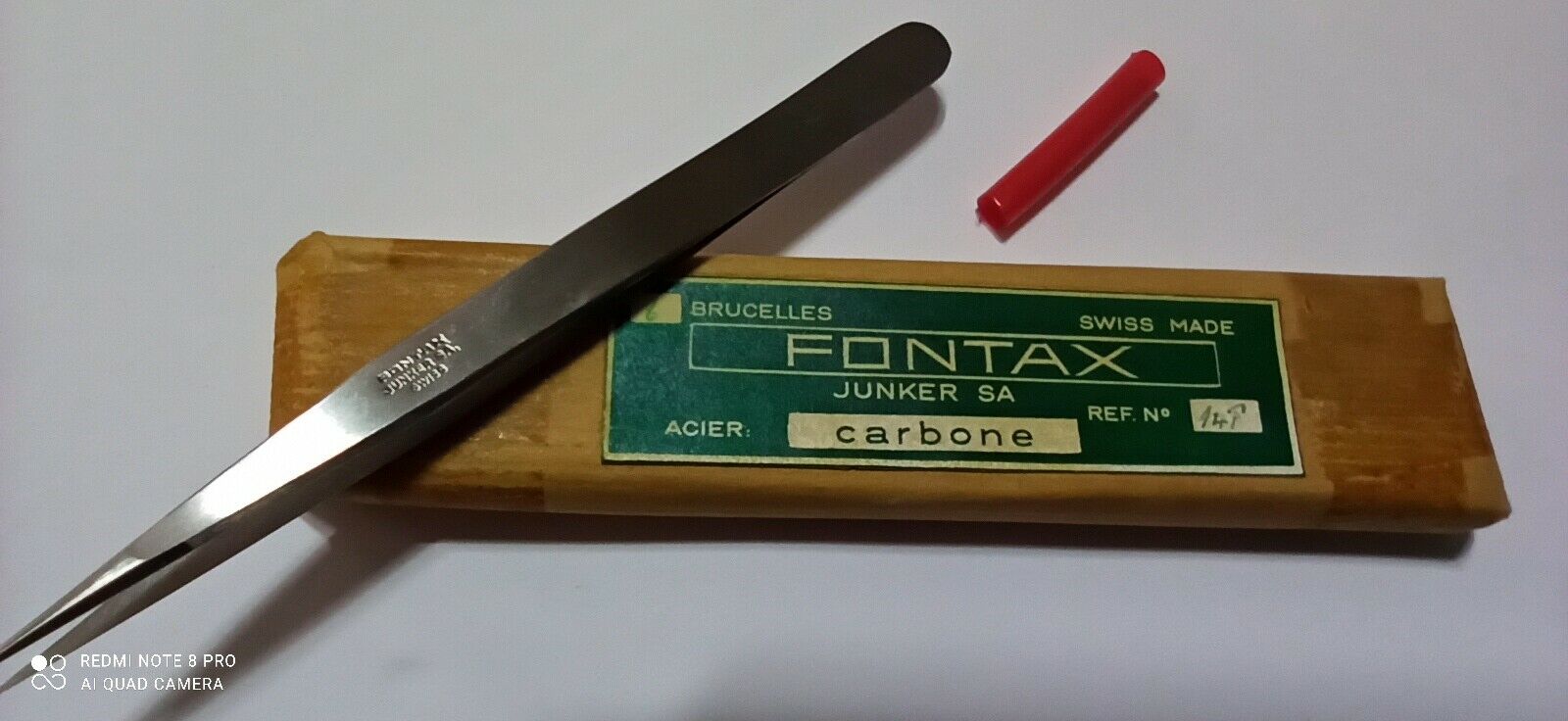 FONTAX JUNKERS  Swiss Tweezers Carbone no.14F fine&high - Fresh Stock Dated December 2025