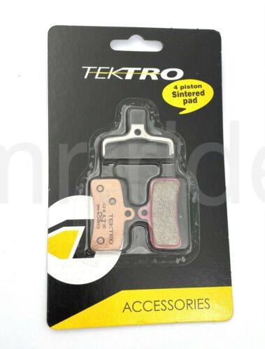 Tektro ORION HD-M750/M745/DORADO HD-E725 Bike 4 Piston Sintered Disc Brake Pad - Fresh Stock Dated December 2025