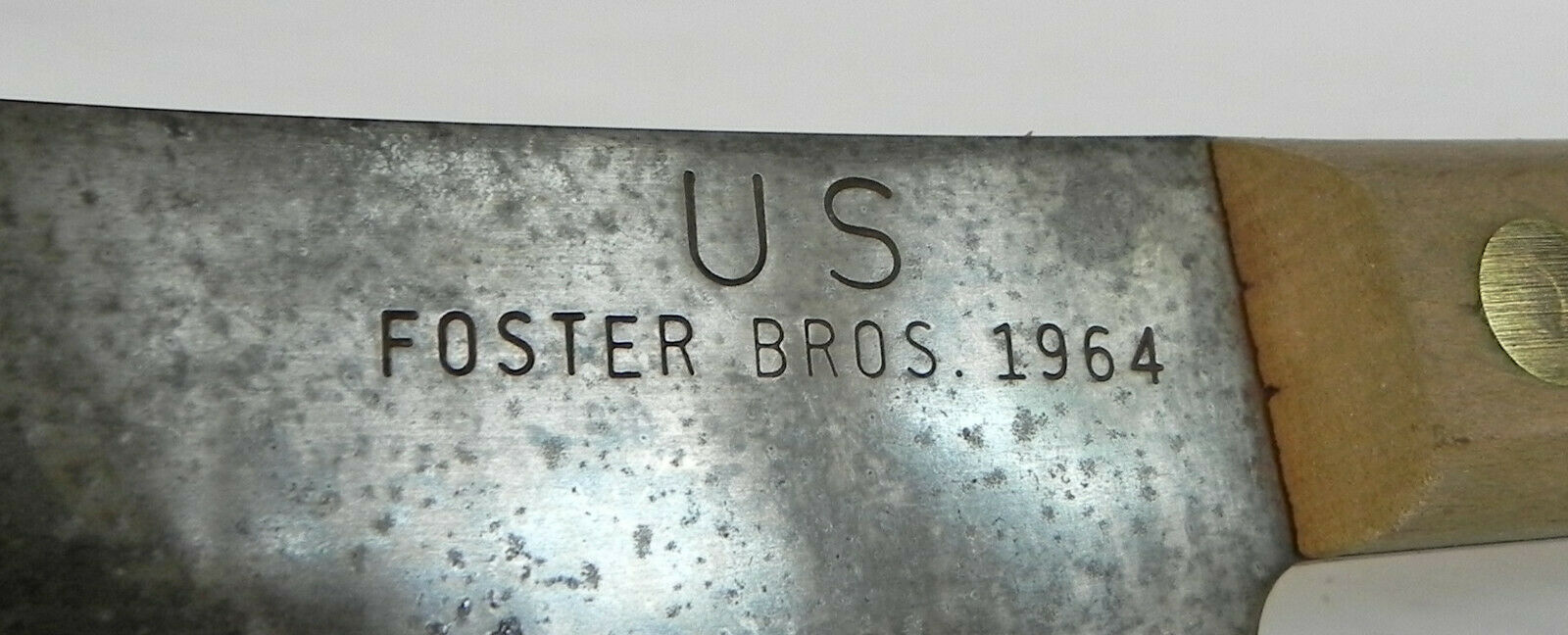 Foster Bros 1964 Butcher's Knife, US Military Cimeter, 10