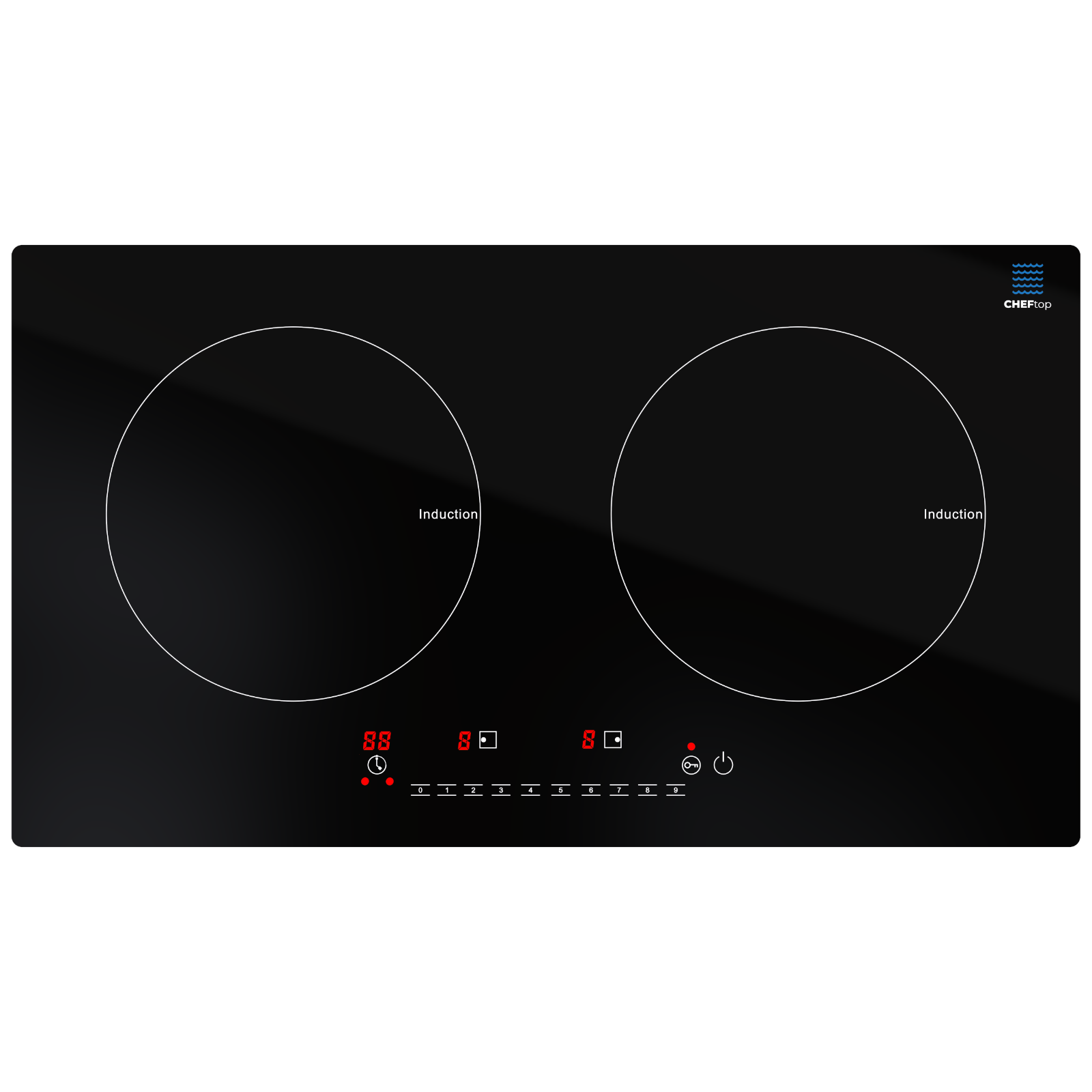 Induction Cooker 2 Burner Cooktop 1800W Digital 2 Burner Electric Cooktop - Fresh Stock Dated February 2026