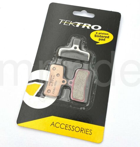 Tektro ORION HD-M750/M745/DORADO HD-E725 Bike 4 Piston Sintered Disc Brake Pad - Fresh Stock Dated December 2025