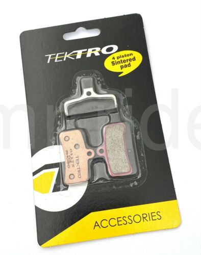 Tektro ORION HD-M750/M745/DORADO HD-E725 Bike 4 Piston Sintered Disc Brake Pad - Fresh Stock Dated December 2025