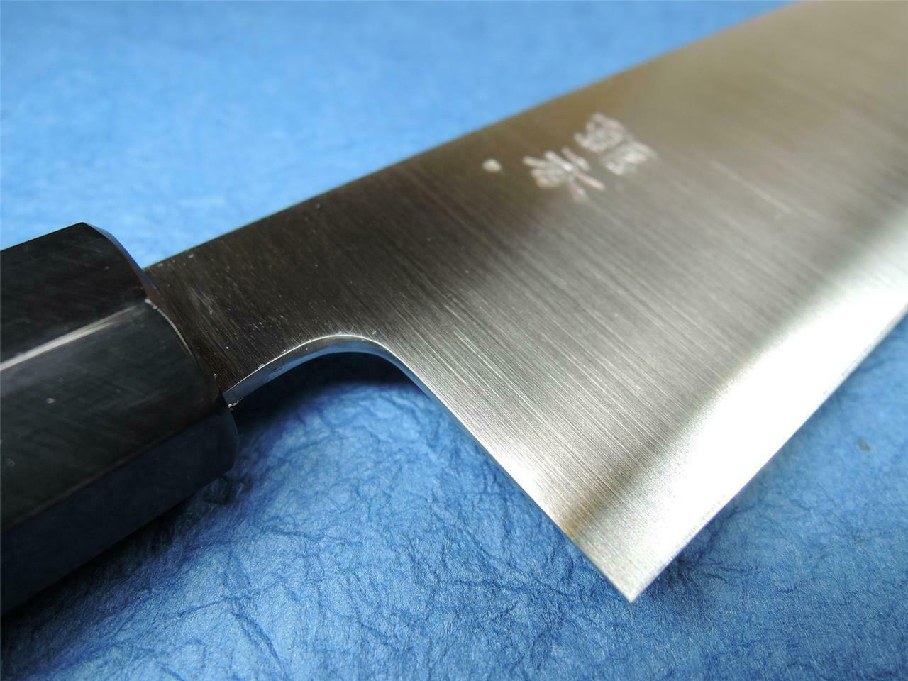 Ashi Hamono Ginga Swedish Stainless Nakiri Japanese Knife 180mm with Saya - Fresh Stock Dated January 2026