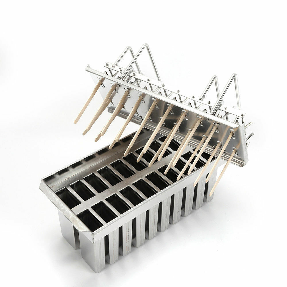 Stainless Steel Molds Ice Pop Lolly Popsicle Ice Cream Stick Holder.Stick Mold - Fresh Stock Dated February 2026