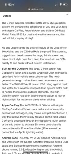 alpine x409-wra-jk - Fresh Stock Dated December 2025