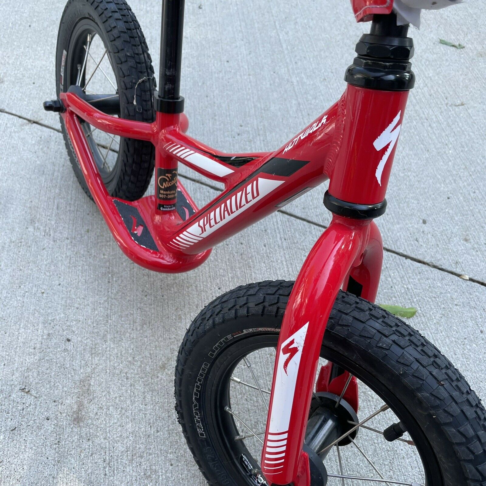 Specialized HOTWALK 2015 Kids Balance Bike 12” Wheels Scarlet Red Strider ￼ - Fresh Stock Dated December 2025