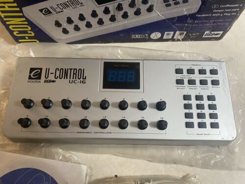Evolution U-Control UC-16 MIDI Real Time Controller - Fresh Stock Dated December 2025