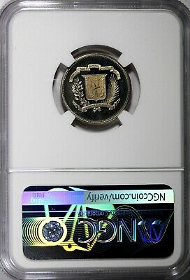 DOMINICAN REPUBLIC PROOF 1978 5 Centavos NGC PF67 UC MINTAGE-5,000 Coins KM# 49 - Fresh Stock Dated December 2025