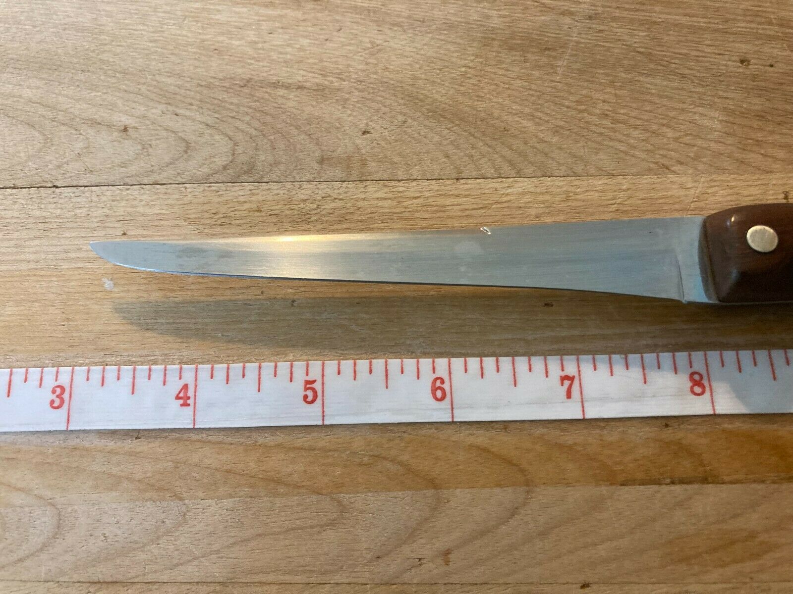 Vintage CUTCO #21 Stainless Steel Trimming Knife Brown Composite Handle Olean NY - Fresh Stock Dated January 2026