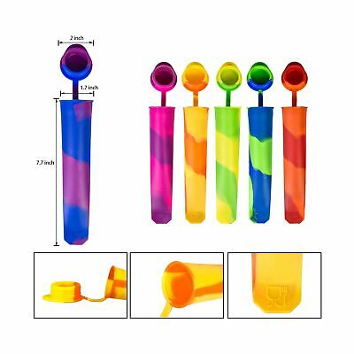 6 Pack Silicone Popsicle Molds Reusable Popsicle Maker Molds Baby Popsicle Molds - Fresh Stock Dated February 2026