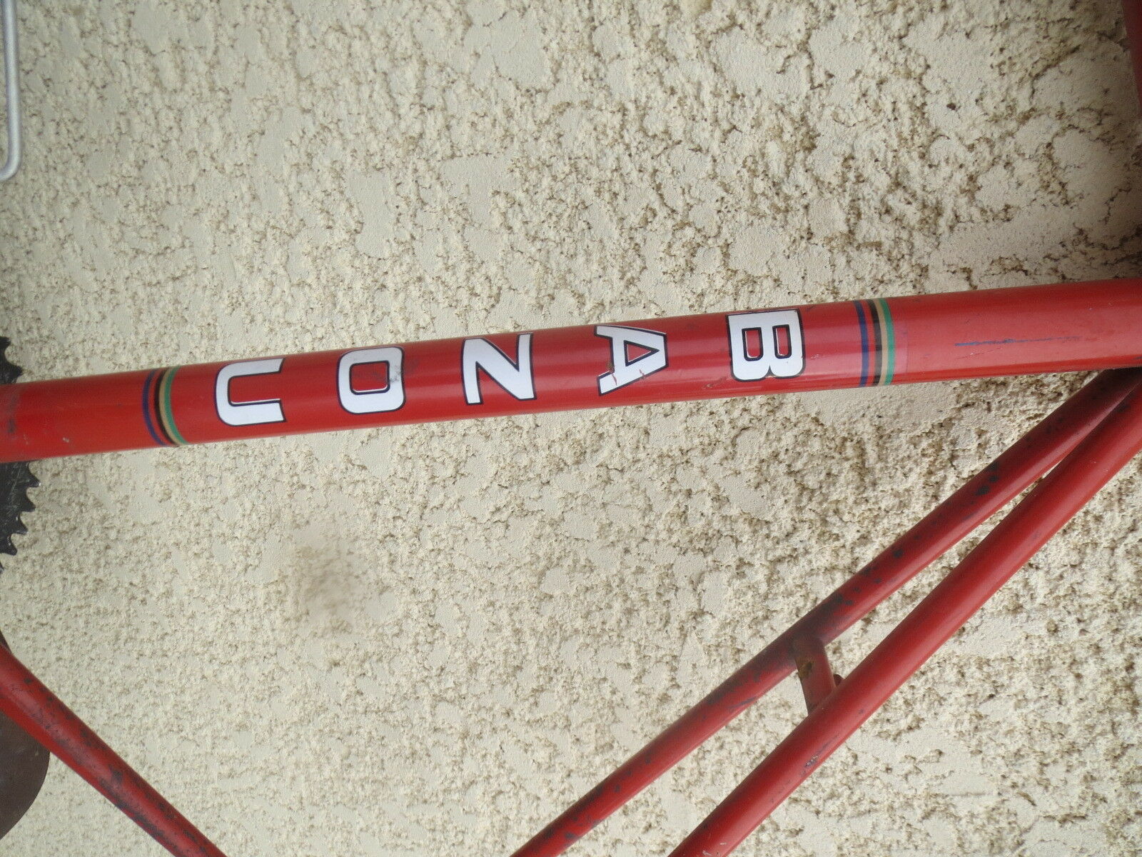 Framework Embroidered Old Vintage Old Bike Vieux Cycle Fixi BAZOU France - Fresh Stock Dated January 2026