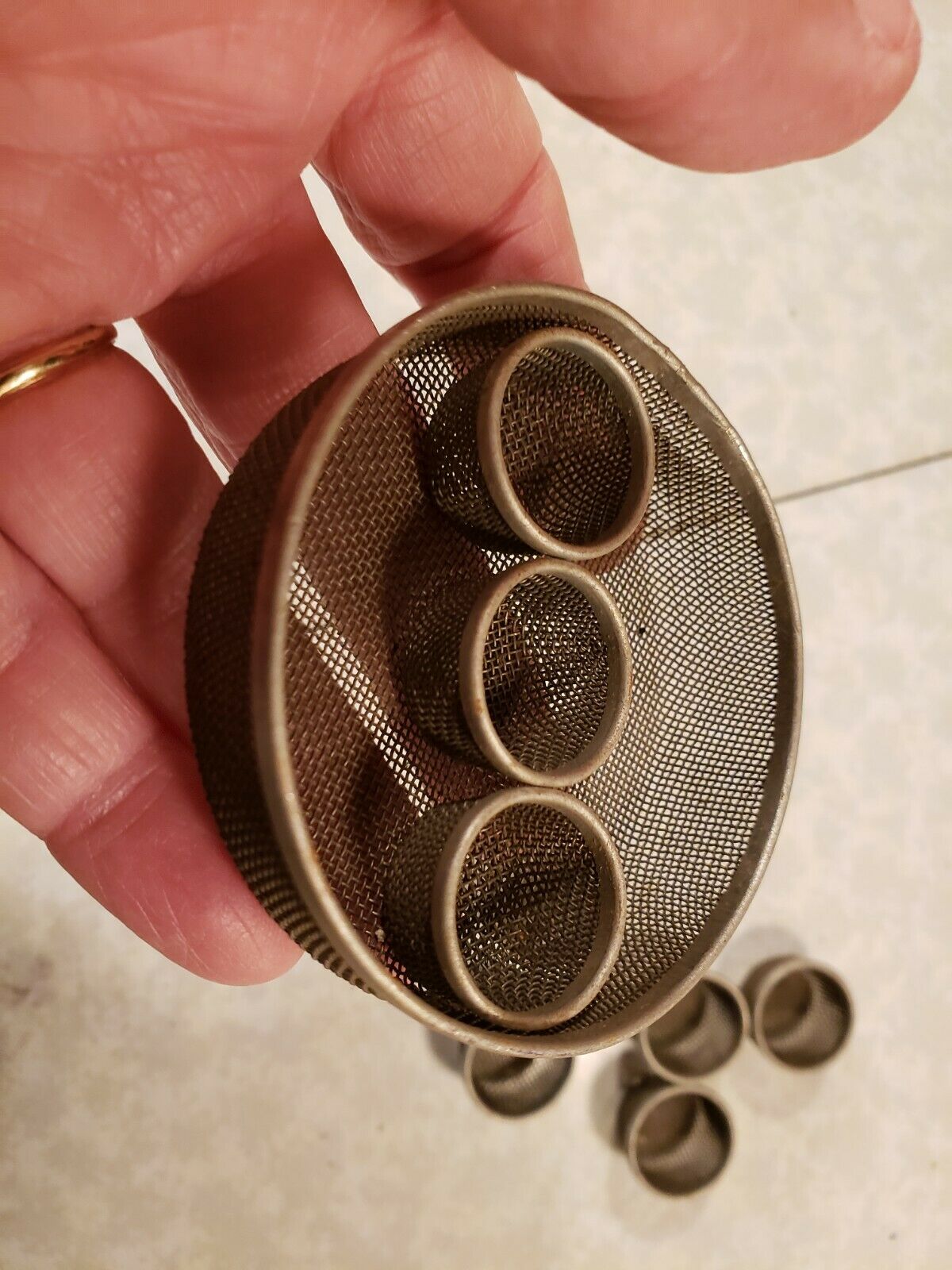 VINTAGE WATCH MAKER'S JEWELER'S CLEANING BASKETS - Fresh Stock Dated December 2025