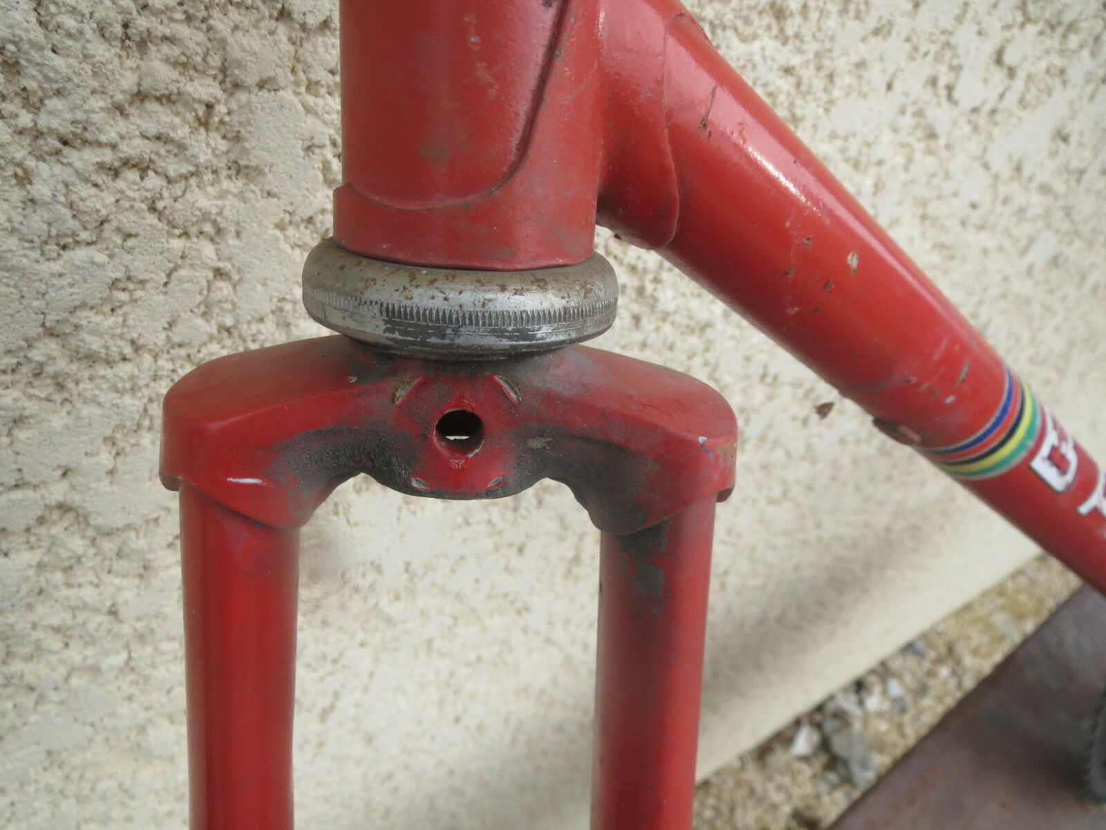 Framework Embroidered Old Vintage Old Bike Vieux Cycle Fixi BAZOU France - Fresh Stock Dated January 2026