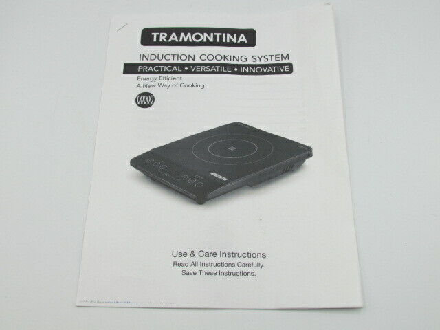 Tramontina Induction Cooker Cooktop Single Burner Countertop Model 81500/100 EUC - Fresh Stock Dated February 2026