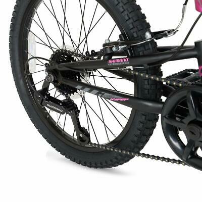 Bicycles 20 inch Girls Swift Bike Magenta Steel Full Suspension 7-Speed Twist - Fresh Stock Dated December 2025
