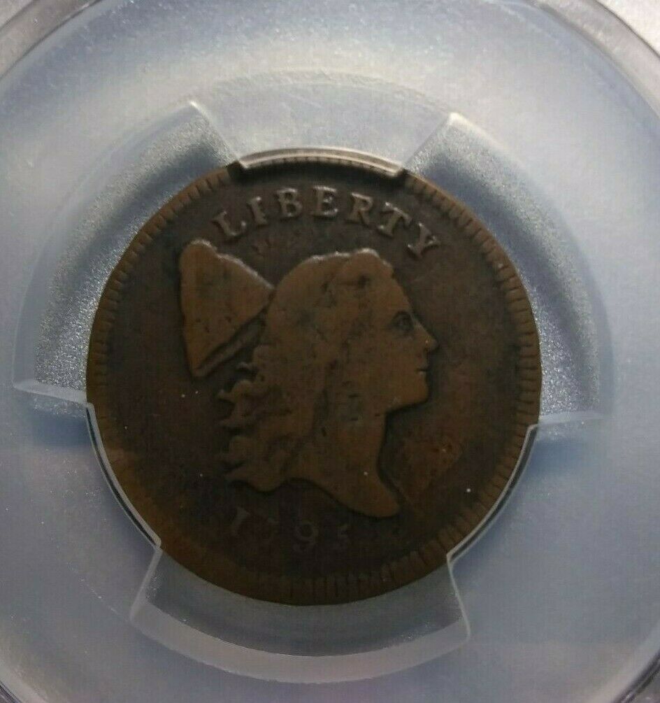 1795 Liberty Cap HALF CENT >Lettered Edge< PCGS VG10 >RARE< SUPER FAST SHIPPING! - Fresh Stock Dated December 2025