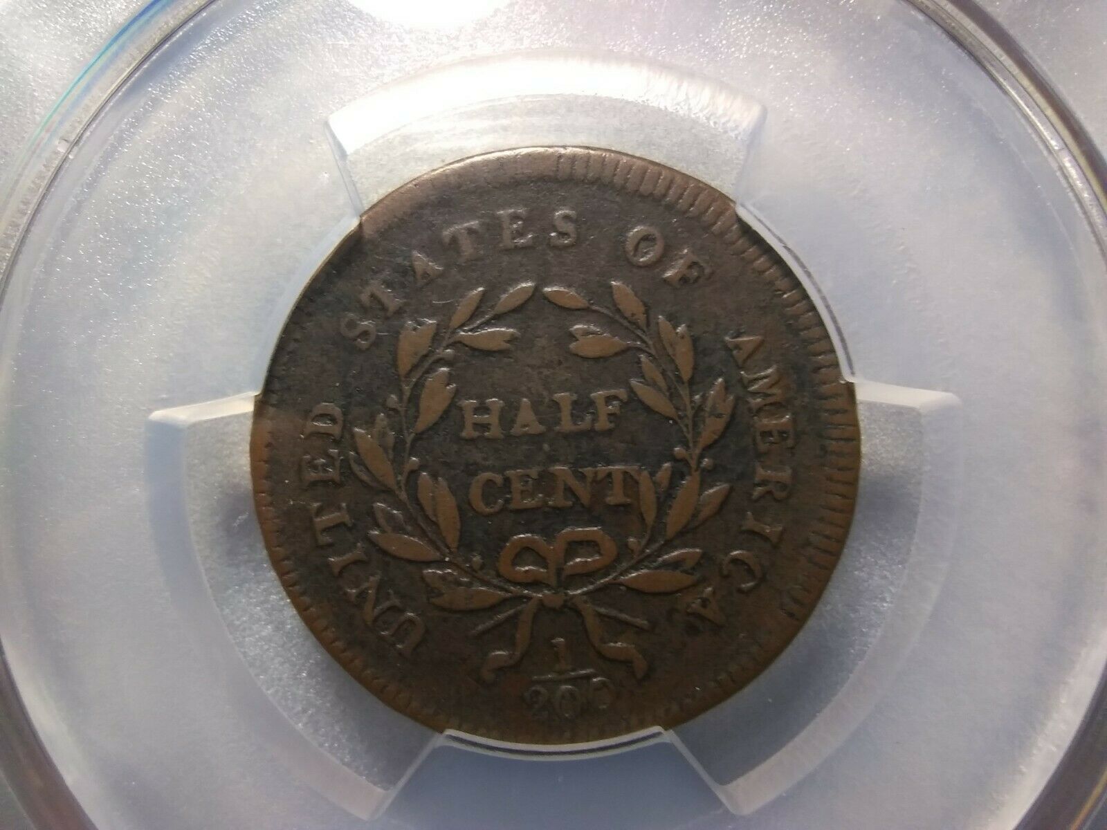 1795 Liberty Cap HALF CENT >Lettered Edge< PCGS VG10 >RARE< SUPER FAST SHIPPING! - Fresh Stock Dated December 2025