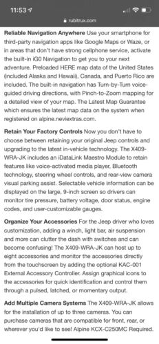 alpine x409-wra-jk - Fresh Stock Dated December 2025