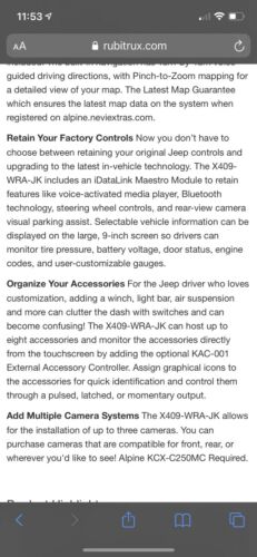 alpine x409-wra-jk - Fresh Stock Dated December 2025