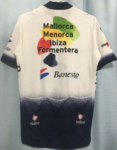 L Vintage 2004 BANESTO ILLES BALEARS Cycling Team Jersey NALINI Italy MOVISTAR - Fresh Stock Dated December 2025