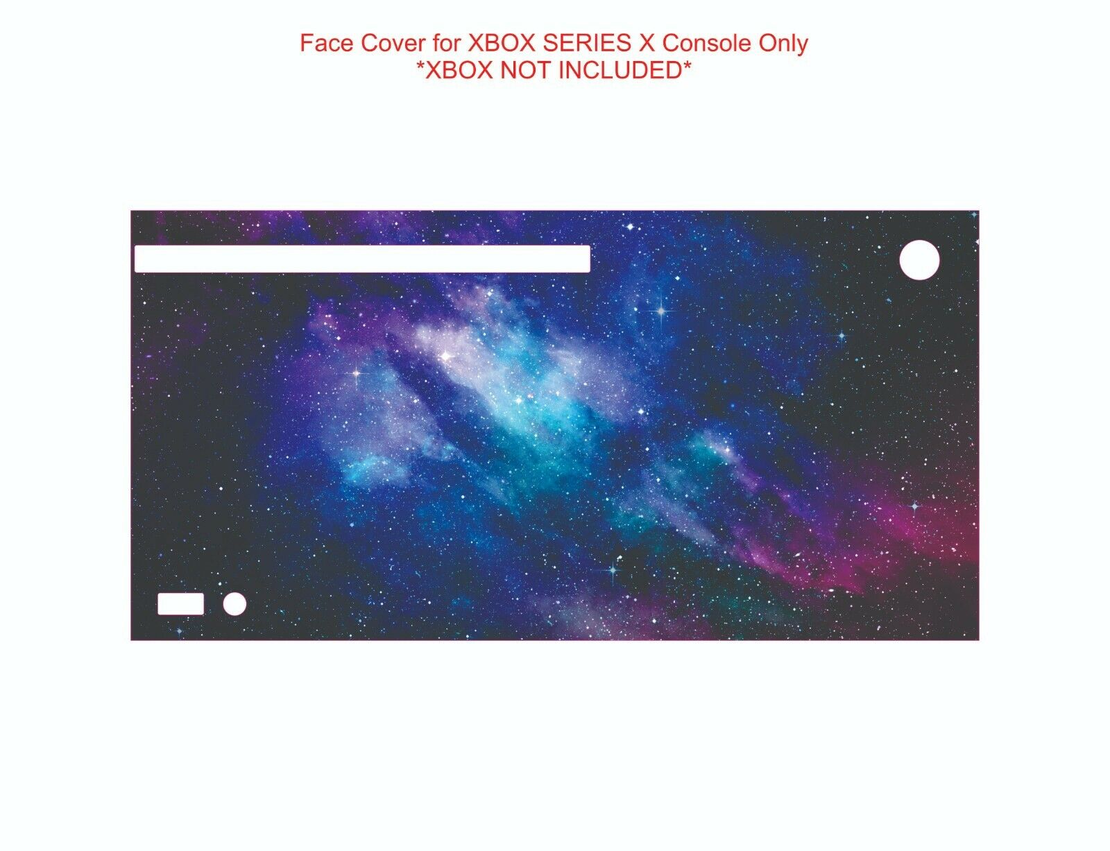 Galaxy Outer Space Stars Universe Wrap Skin Decal For XBOX SERIES X CONSOLE - Fresh Stock Dated February 2026