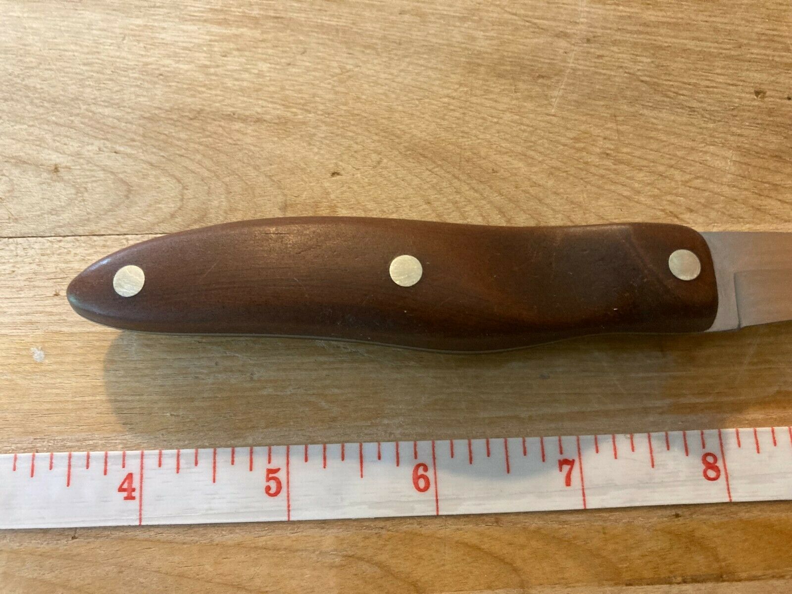 Vintage CUTCO #21 Stainless Steel Trimming Knife Brown Composite Handle Olean NY - Fresh Stock Dated January 2026