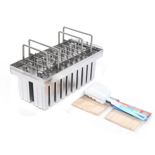 20pcs Ice Cream Mold Stainless Steel Cube Ice Making Ice Sharpener Kitchen Tool - Fresh Stock Dated February 2026