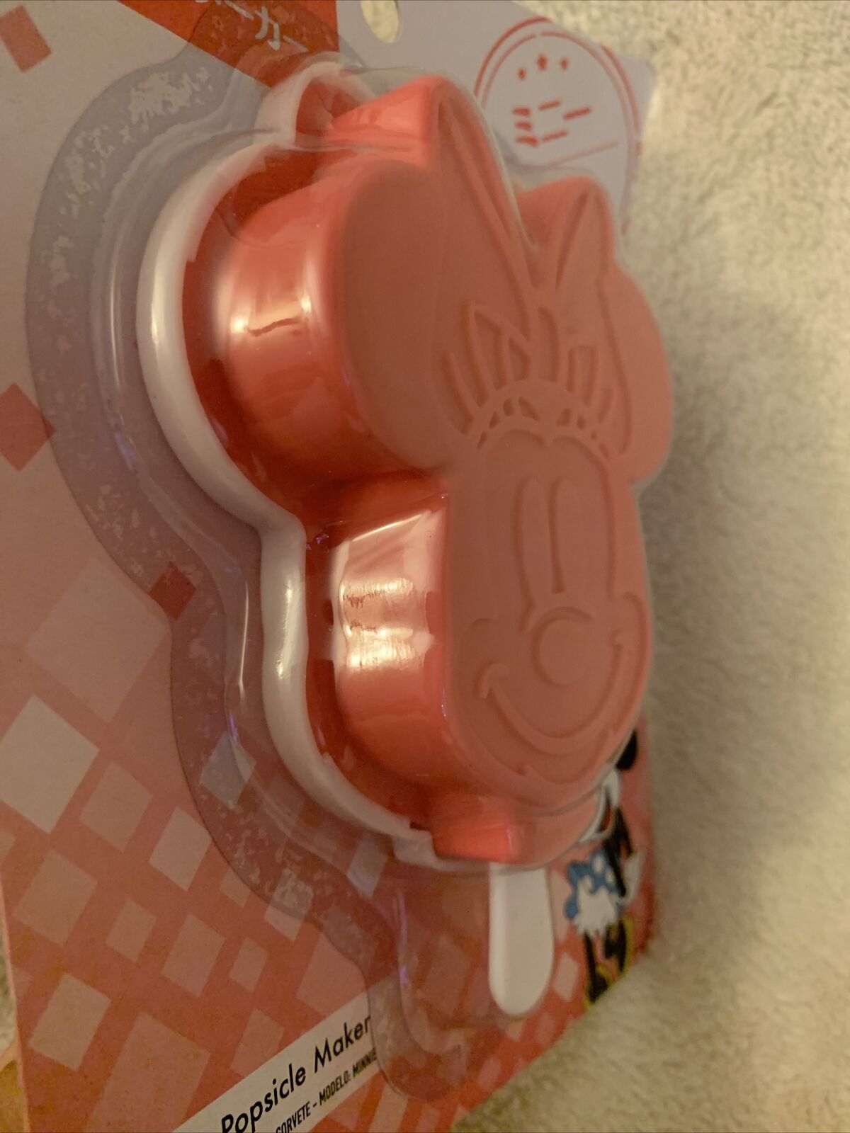 Minnie Mouse Pink Silicone Popsicle Maker Frozen Dessert Treats Disney Exclusive - Fresh Stock Dated February 2026