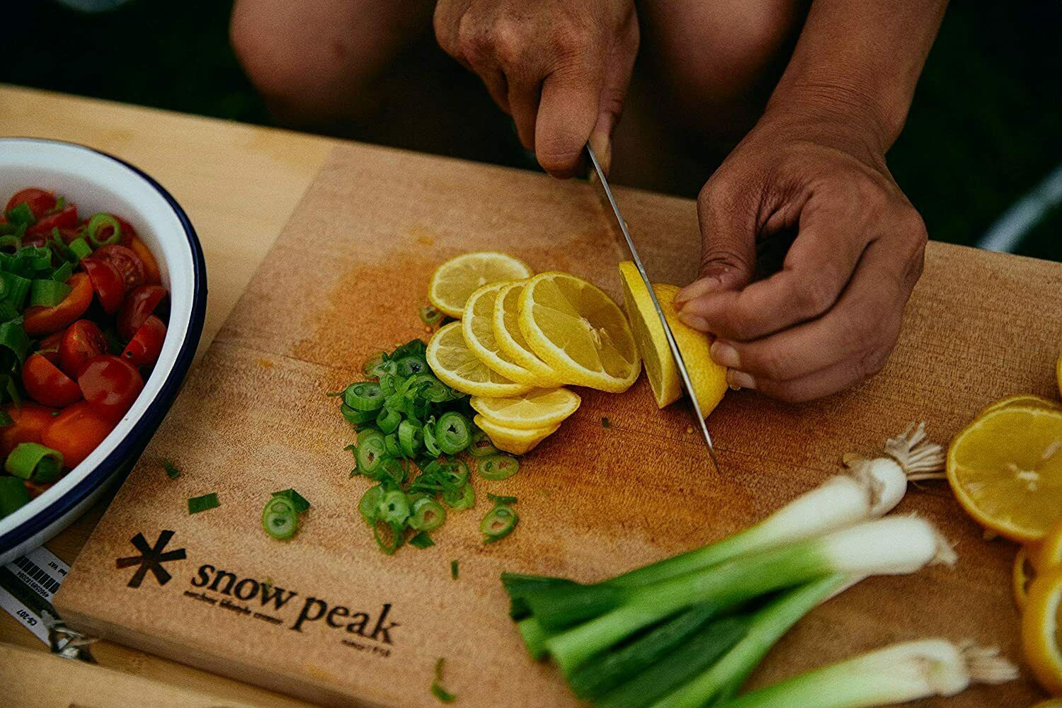 Snow Peak Packable Cutting Board Set CS-208 Cutting Board, Knife, Made in Japan - Fresh Stock Dated January 2026