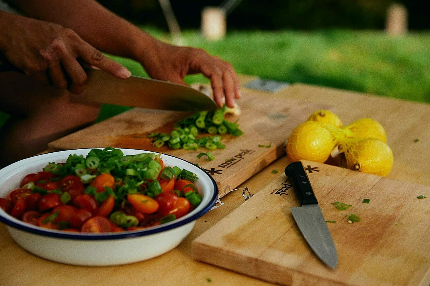 Snow Peak Packable Cutting Board Set CS-208 Cutting Board, Knife, Made in Japan - Fresh Stock Dated January 2026