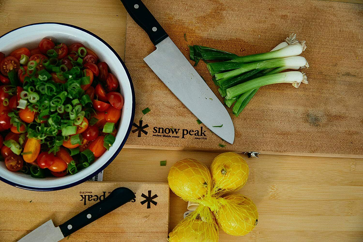 Snow Peak Packable Cutting Board Set CS-208 Cutting Board, Knife, Made in Japan - Fresh Stock Dated January 2026