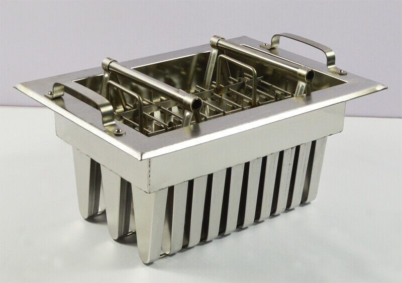30 x 80g Triangle Ice Cream Molds Stainless Steel Freezing Tool Popsicle - Fresh Stock Dated February 2026