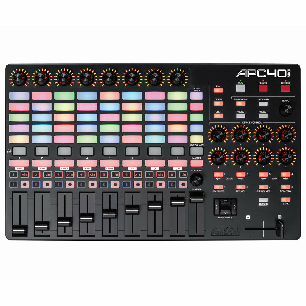 Akai Professional APC40 MKII Ableton Live Performance Controller & Accessories - Fresh Stock Dated December 2025