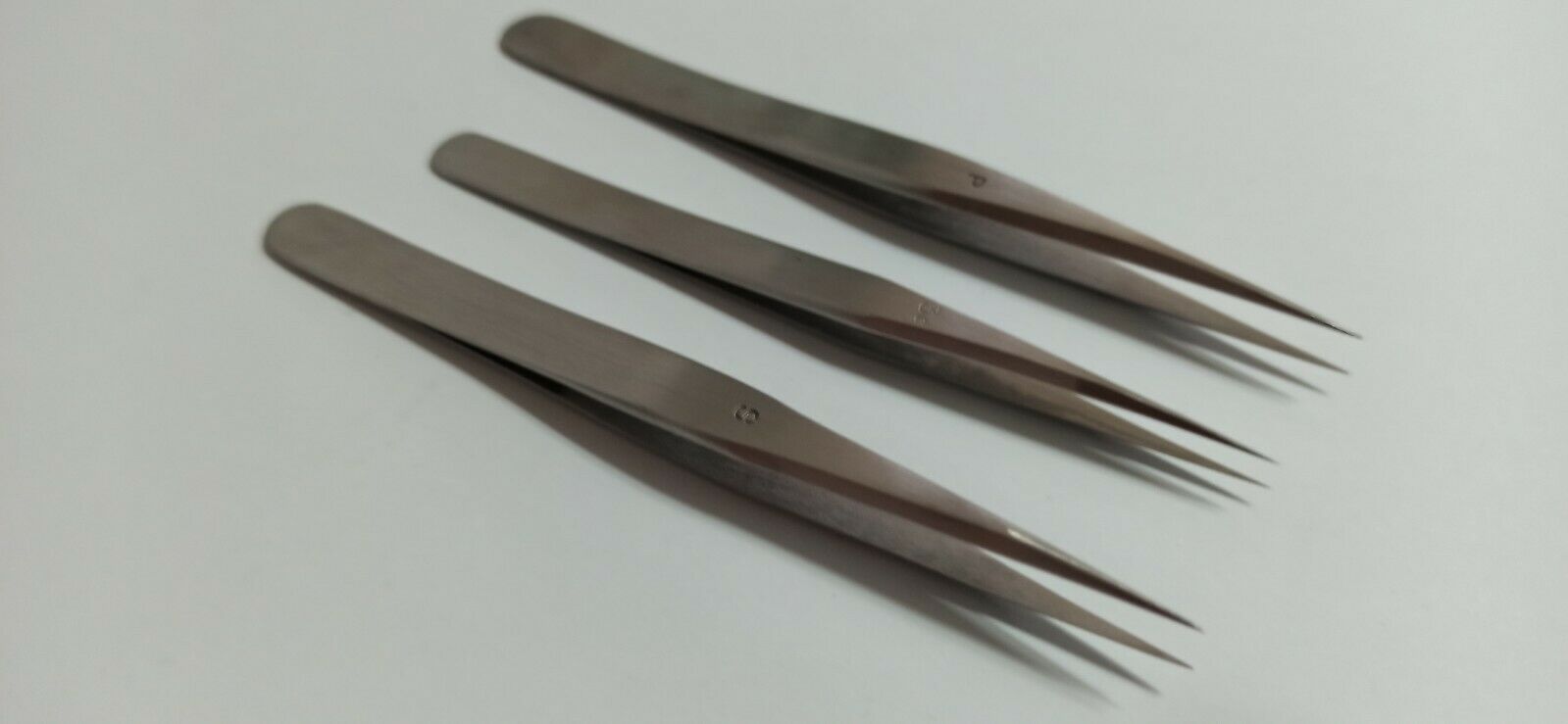 FONTAX JUNKERS Original  Tweezers swiss  no.P, S ,3CNew ,3pcs. - Fresh Stock Dated December 2025