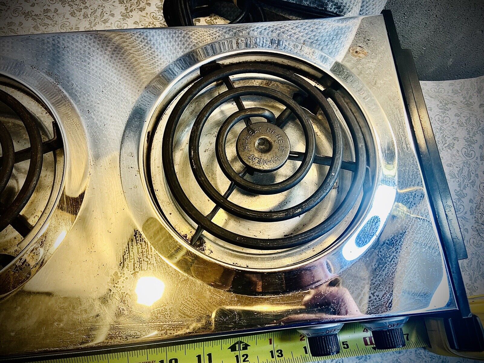 Vintage 70'S Sears Table Range Electric Cook Top Two Burner NO.68292 Rare - Fresh Stock Dated February 2026