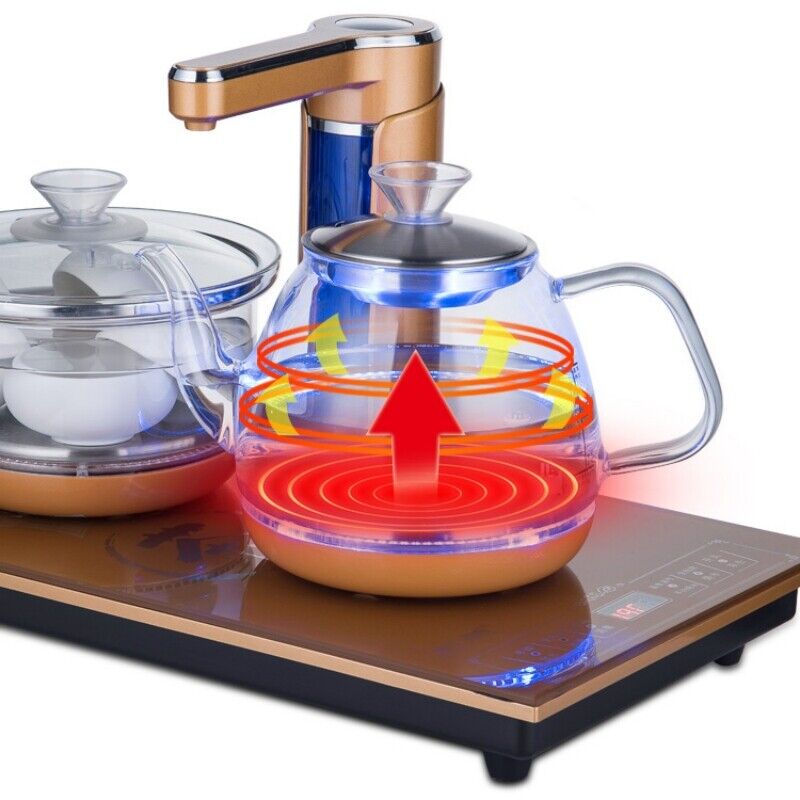110V induction cooker automatic system electric kettle sterilizing pan glass new - Fresh Stock Dated February 2026
