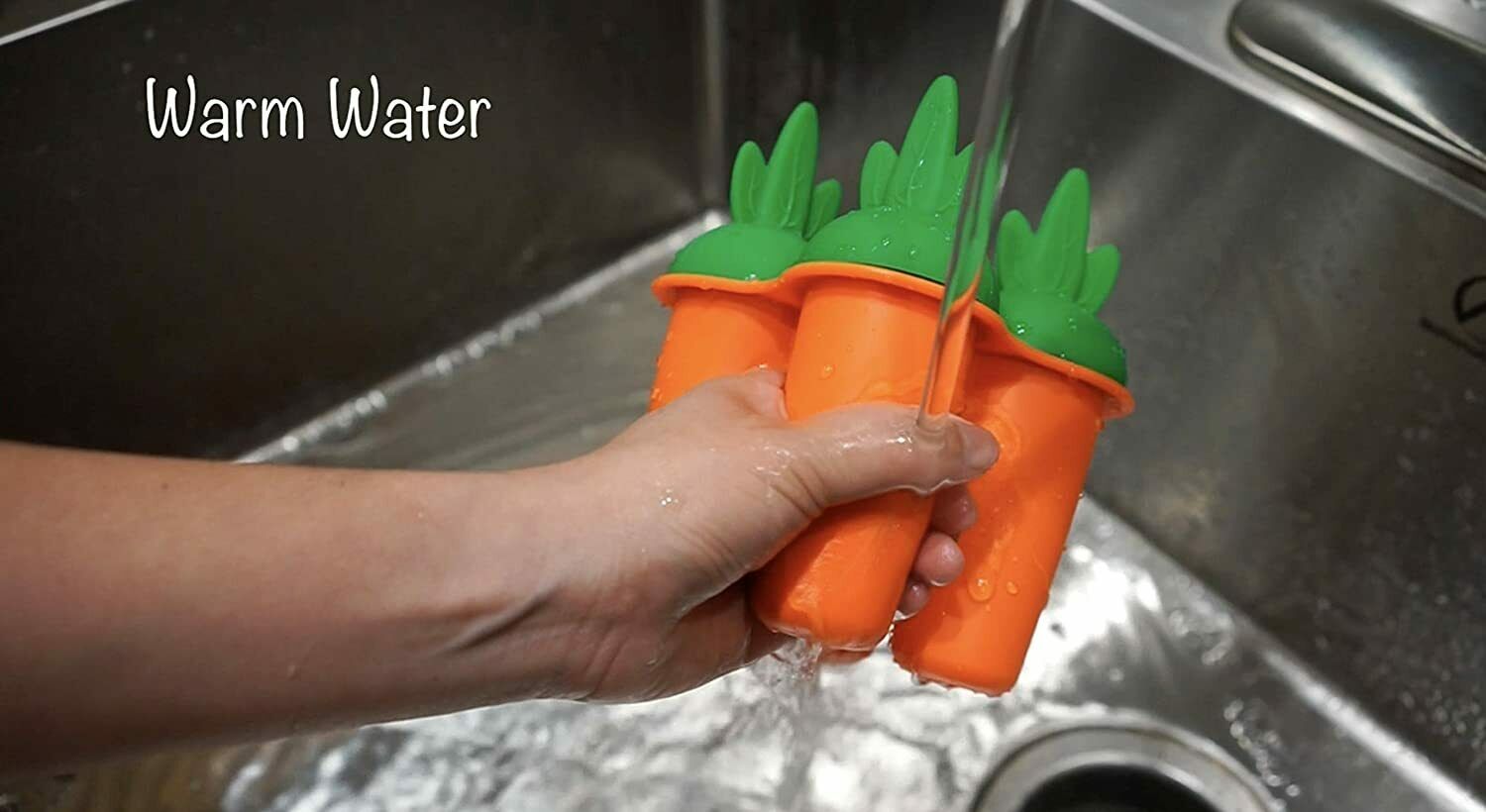 Reusable Popsicle Molds Ice Pop Molds Maker Baby Kid Infant - Fresh Stock Dated February 2026