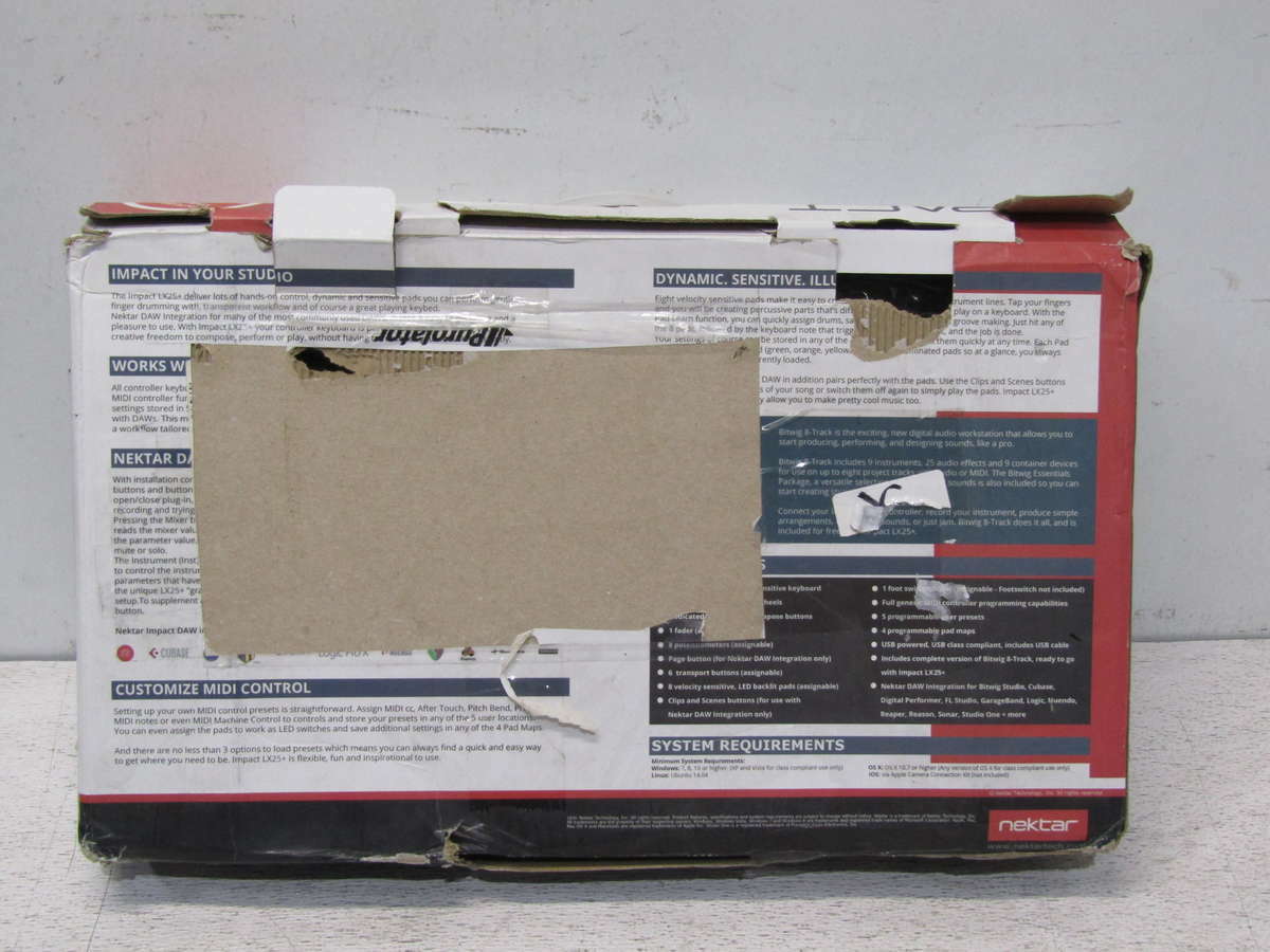 Nektar Impact LX25 MIDI Controller - Fresh Stock Dated December 2025