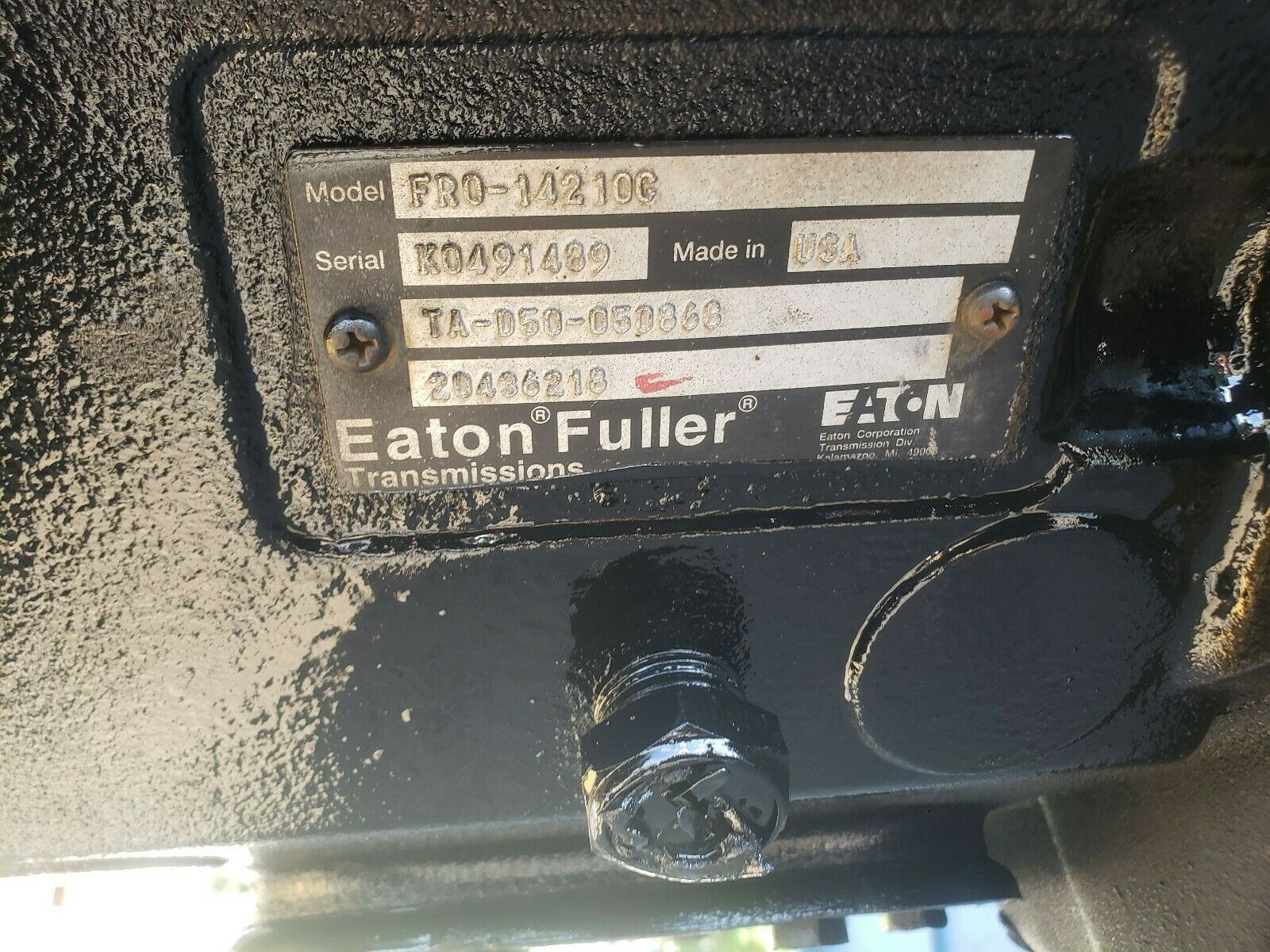 Eaton 14210C Transmission - Fresh Stock Dated December 2025