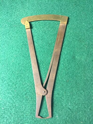 Antique Brass Watchmaker Jeweler Proportional Caliper Slide Scale Tool - Fresh Stock Dated December 2025